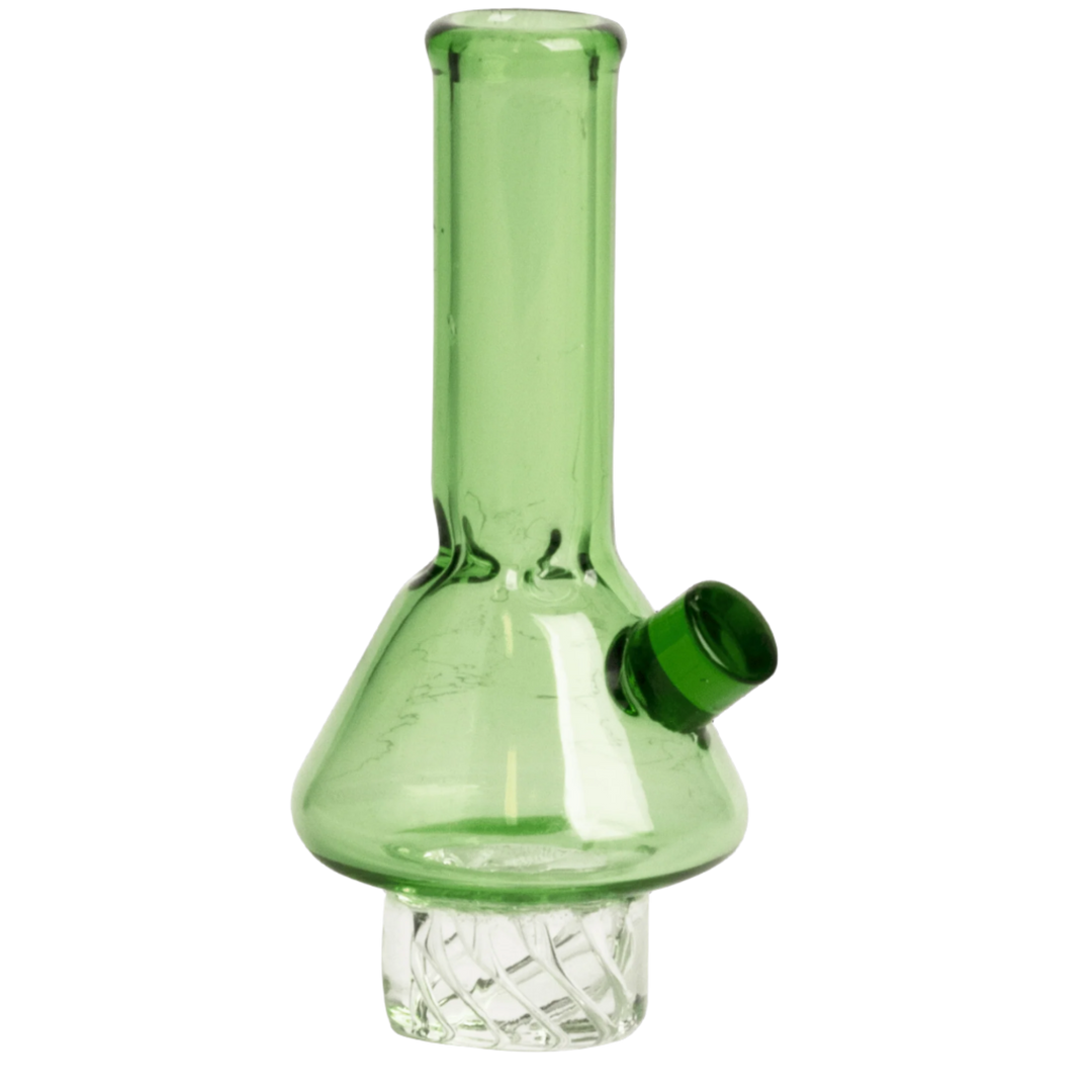 Red Eye Glass Beaker Whirlpool Carb Cap (Fits 25mm Bangers) - Canadian Vaporizers