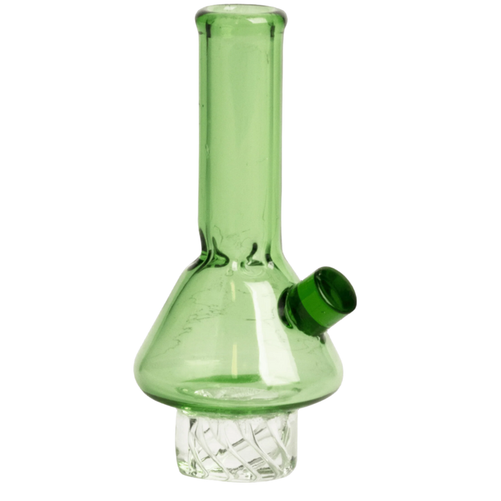 Red Eye Glass Beaker Whirlpool Carb Cap (Fits 25mm Bangers) - Canadian Vaporizers