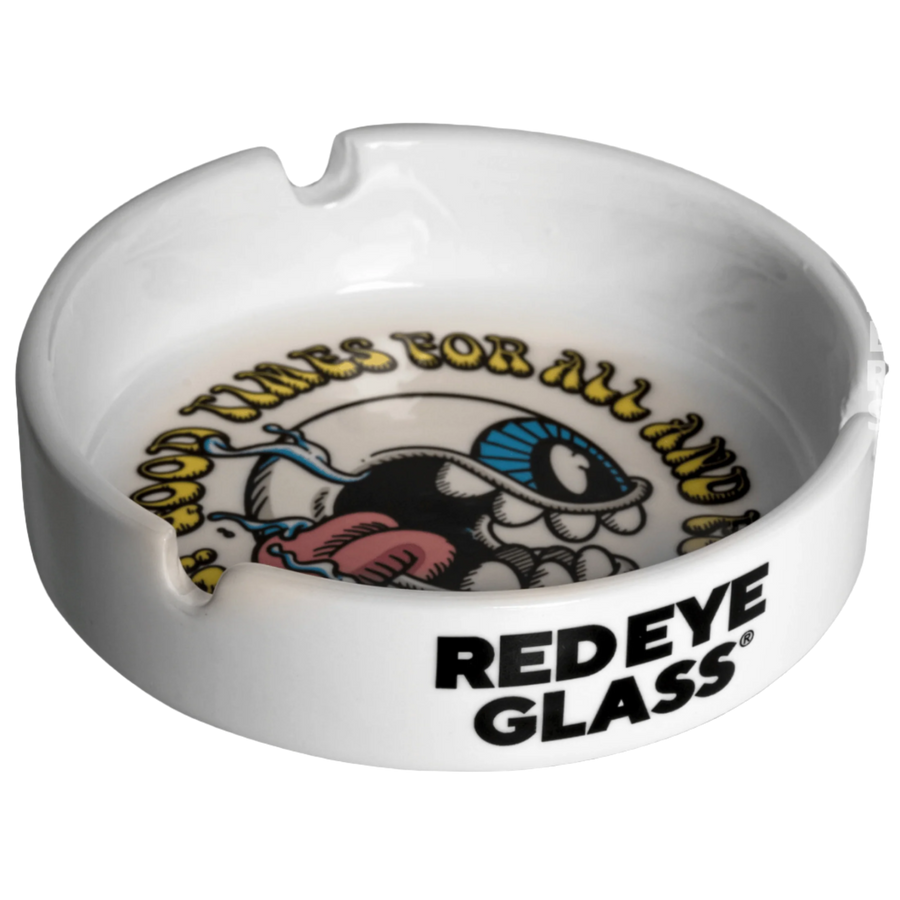 Red Eye Glass "Good Times" Ceramic Ashtray - Canadian Vaporizers