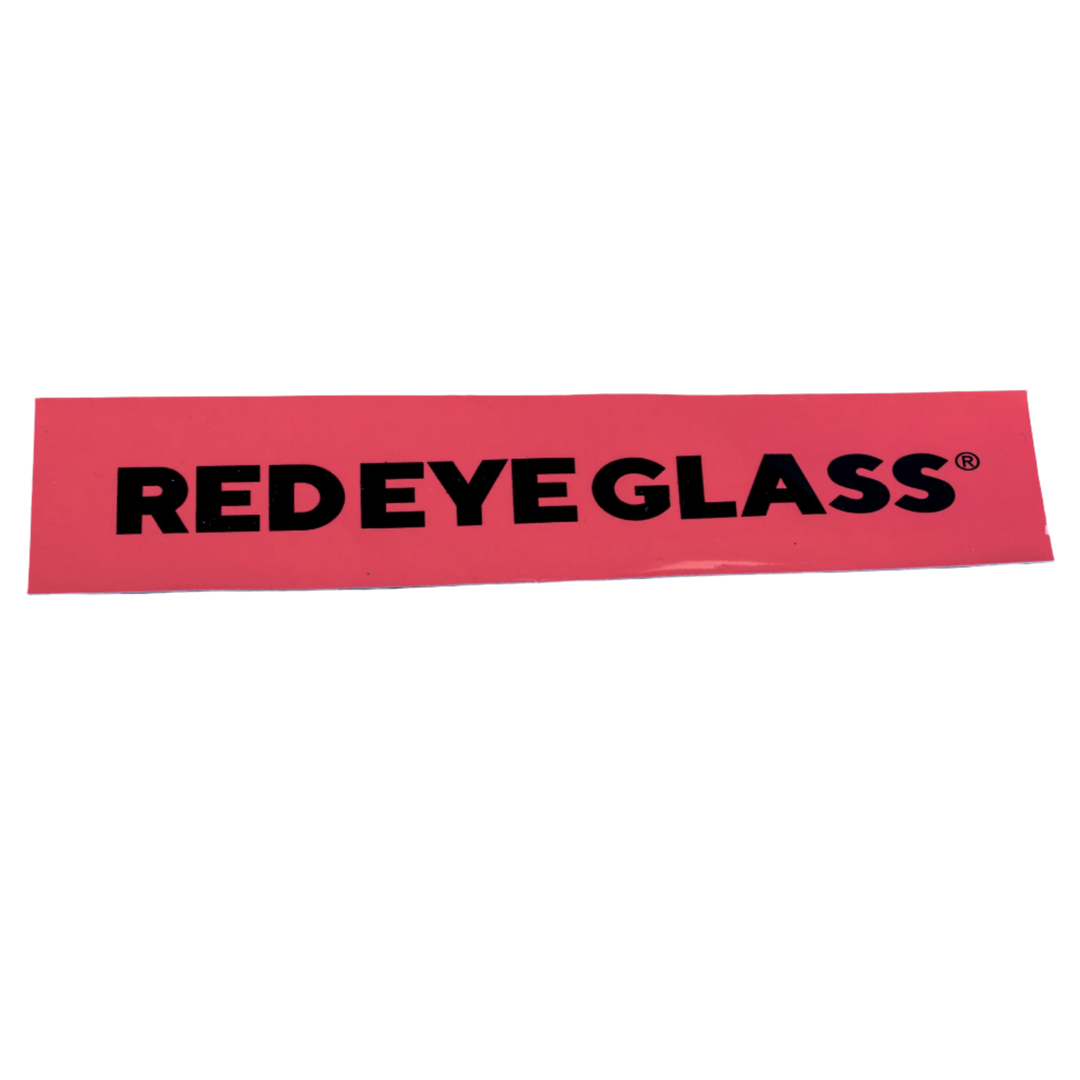 Red Eye Glass Sticker - Canadian Vaporizers