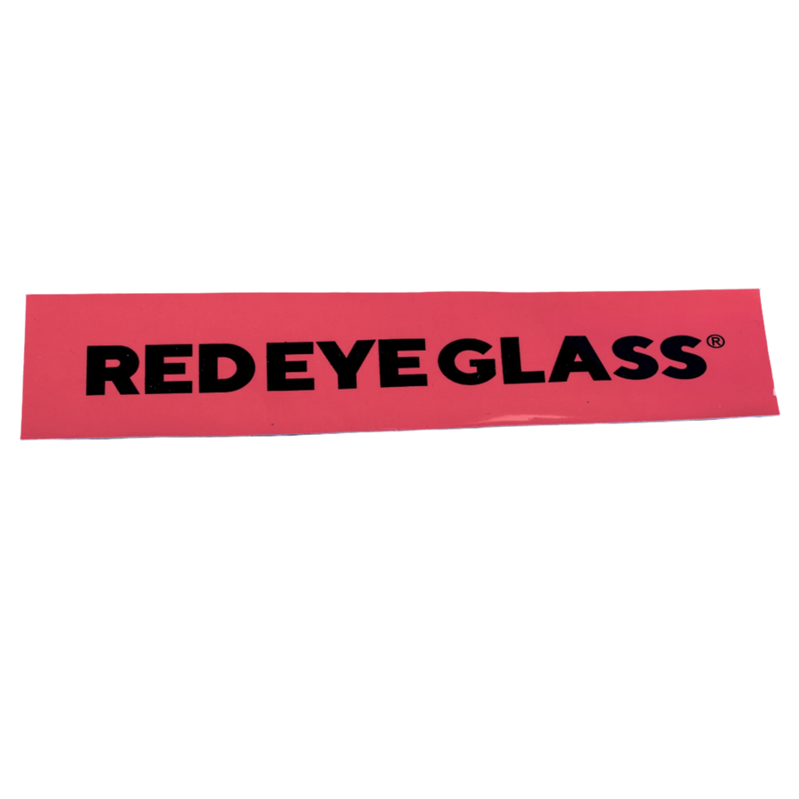 Red Eye Glass Sticker - Canadian Vaporizers