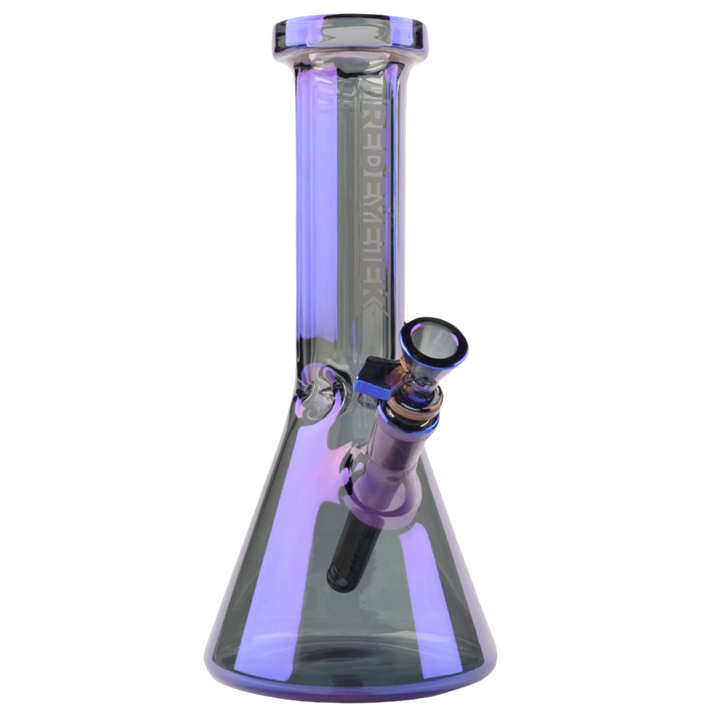 Red Eye Tek | 10" Metallic Terminator Finish Hex Top Beaker - Canadian Vaporizers