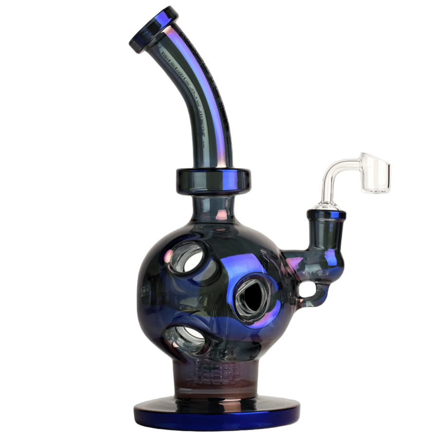 Red Eye Tek 11" Metallic Terminator Finish Swiss Globe Rig - Canadian Vaporizers