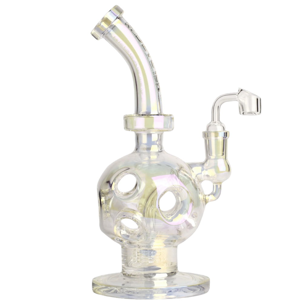 Red Eye Tek 11" Metallic Terminator Finish Swiss Globe Rig - Canadian Vaporizers