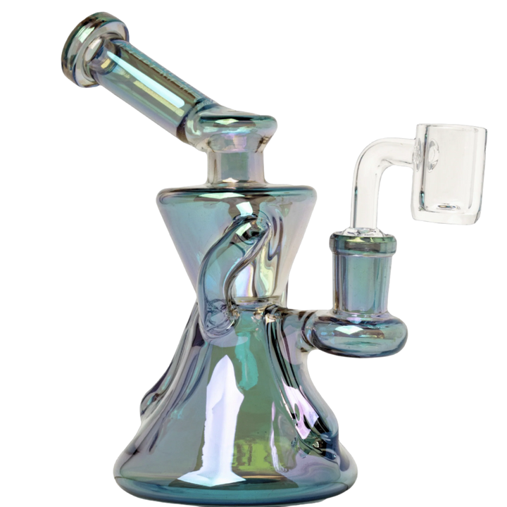 Red Eye Tek | 6" Metallic Terminator Finish Gamma Concentrate Recycler - Canadian Vaporizers