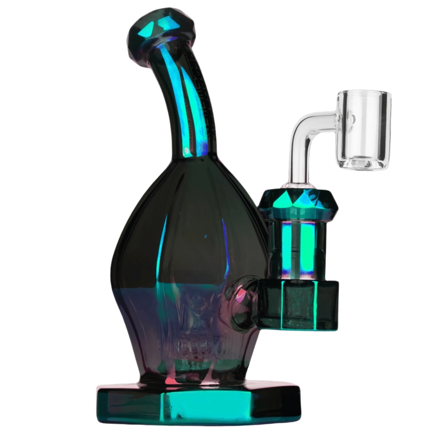 Red Eye Tek 7" Metallic Terminator Finish Aquila Concentrate Rig - Canadian Vaporizers