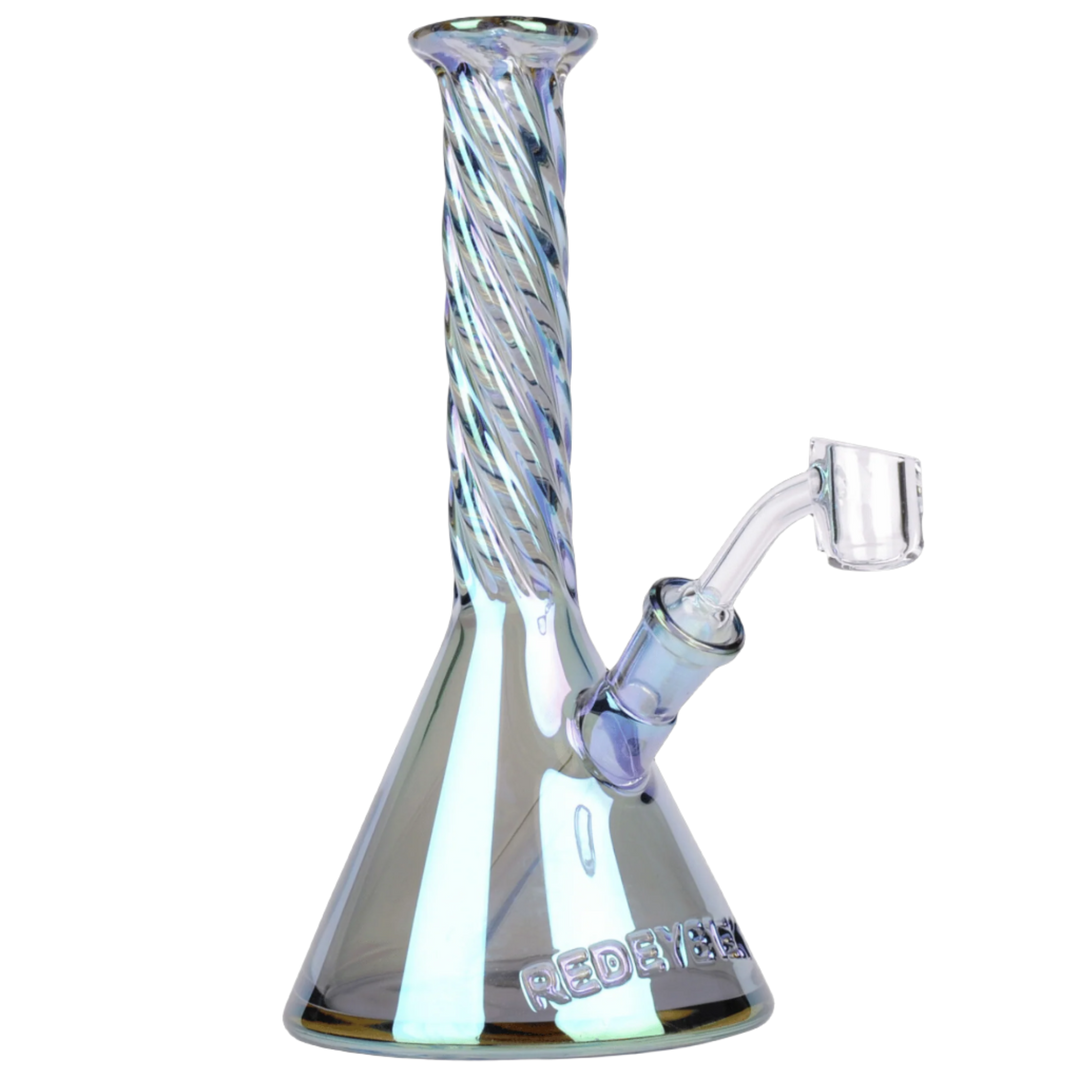 Red Eye Tek | 7.5" Metallic Terminator Finish Vulcan Concentrate Tube - Canadian Vaporizers