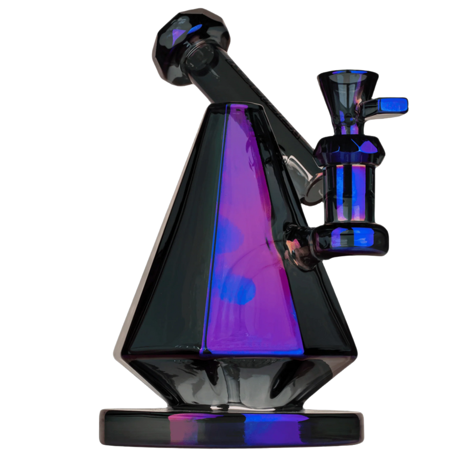 Red Eye Tek 8" Metallic Terminator Finish Pegasus Pyramid Water Pipe - Canadian Vaporizers