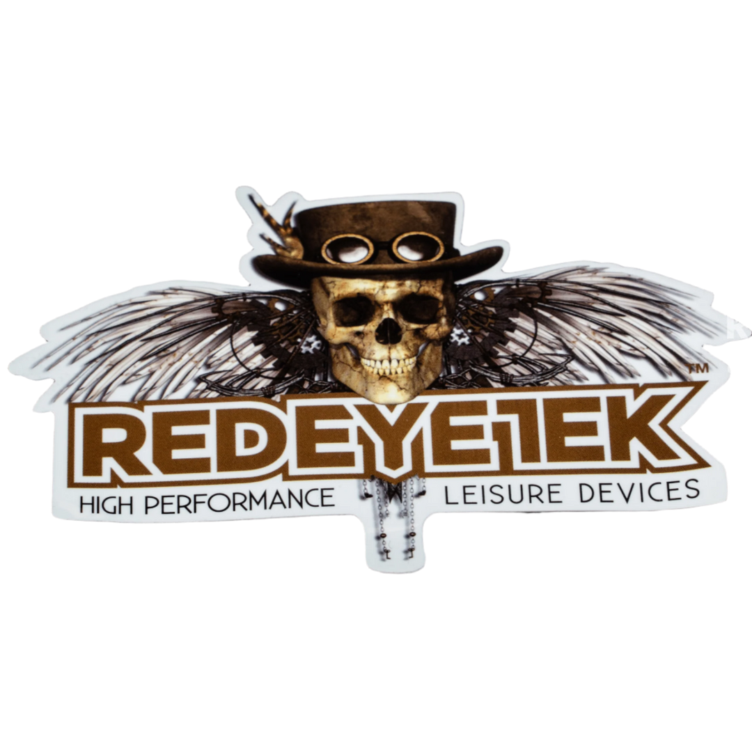 Red Eye Tek Sticker - Canadian Vaporizers