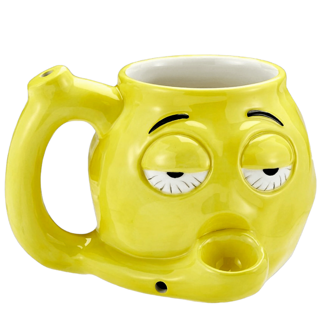 Stoner Emoji Ceramic Mug Pipe - Canadian Vaporizers